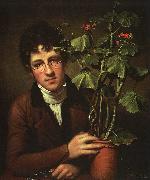 Rembrandt Peale Rubens Peale with Geranium oil painting artist